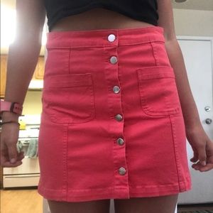 Pink skirt